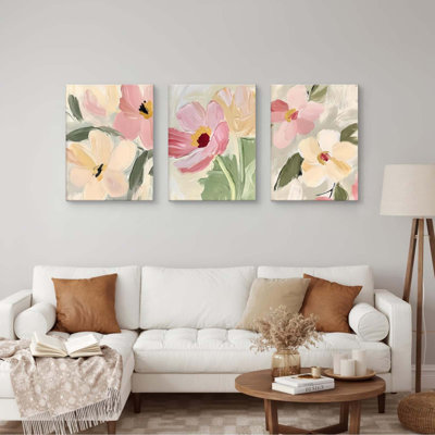 3 Piece Wrapped Canvas Wall Art