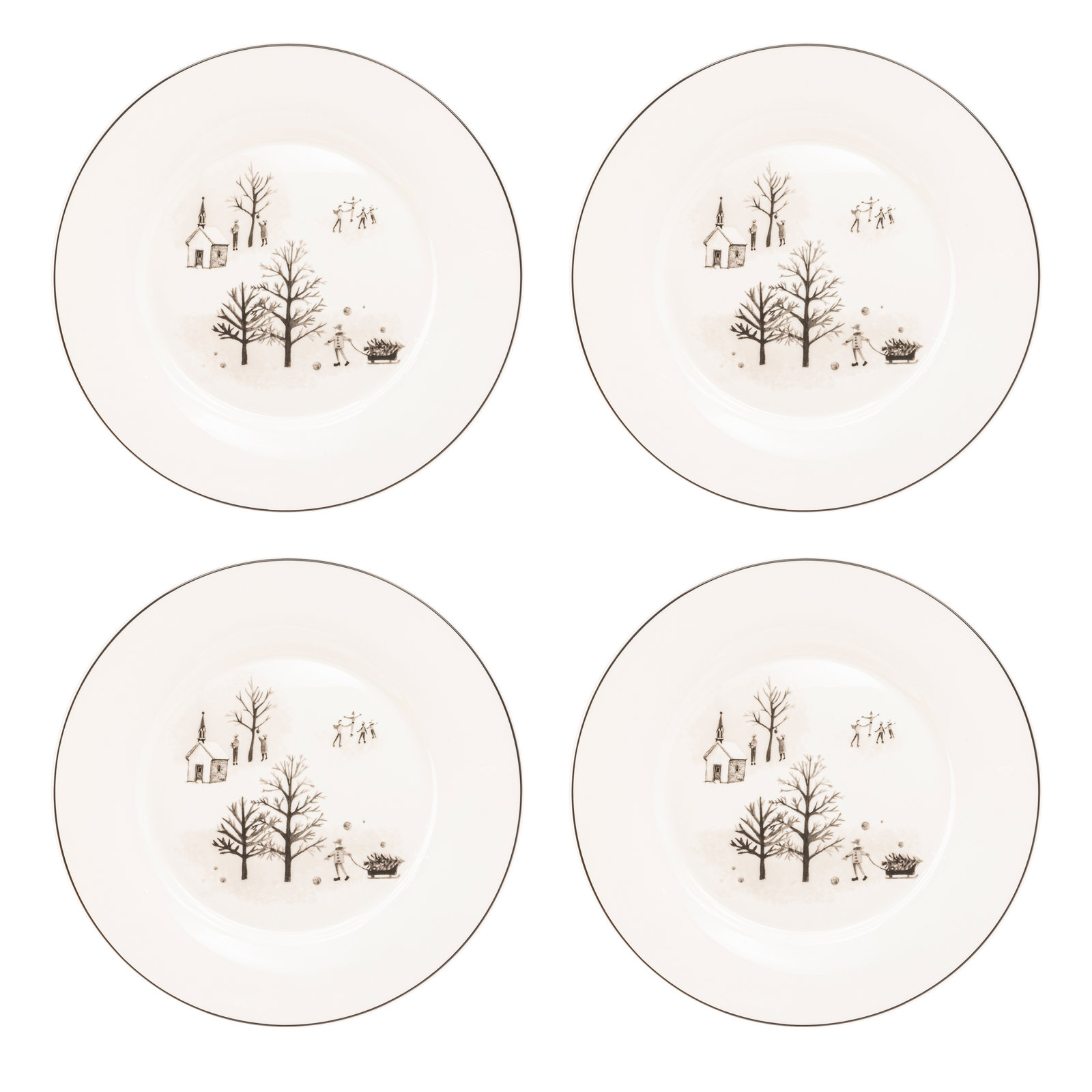 Grace's Tea Ware Scandinavian 8" Appetizer Plate