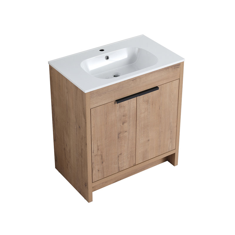 Tirra 29.53'' Single Bathroom Vanity with Resin Top