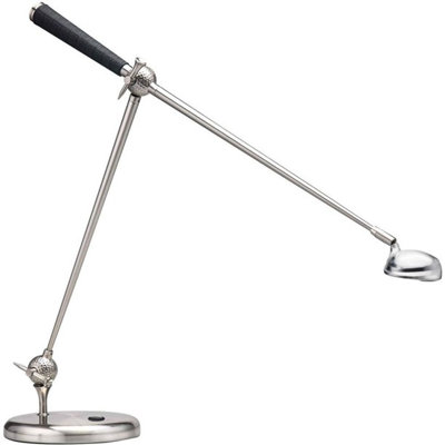 Lampe de bureau argentée 27 po Ayled