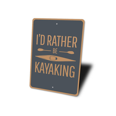 Plaque de kayak en aluminium