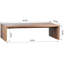 Chilton 60" Rectangular Reclaimed Teak Waterfall Coffee Table