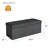 Folding Storage Ottoman Bench, 43.5" Rectangle Foot Rest Stool with Large Capacity Wooden Top, Dark Gray Linen-68984169-68984086