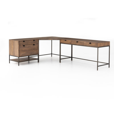 Trey Solid Wood Executive Desk