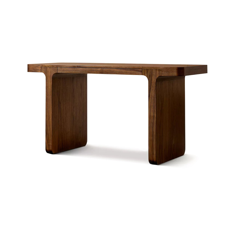 Console américaine simple, Brun