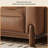 94.49"Brown Genuine Leather Sofa-481866376