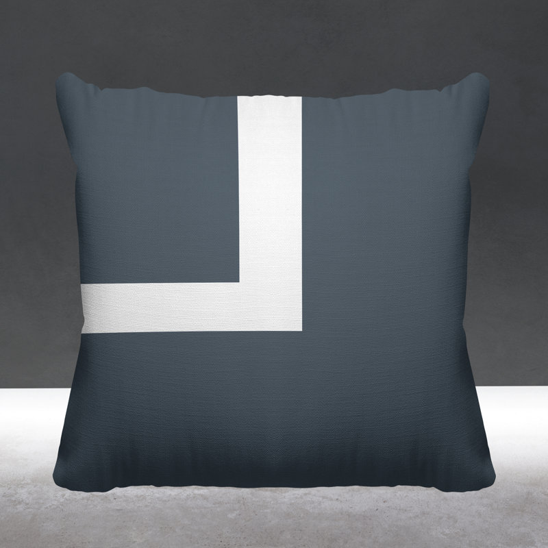 Coussin intérieur / extérieur Wheeler, L 19 po x H 19 po, Gris