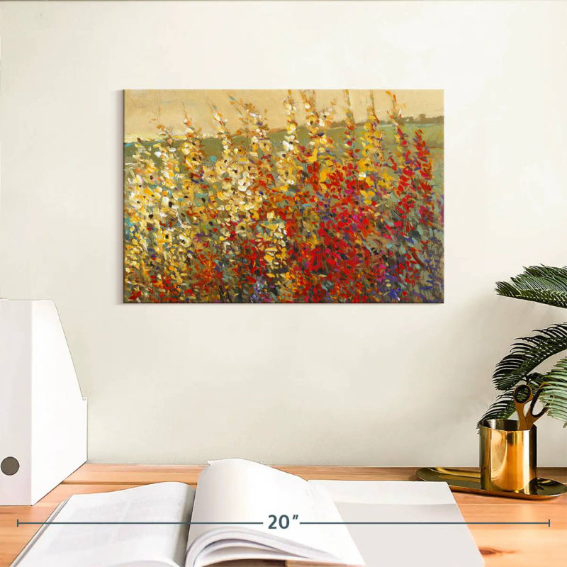 Avery champ de fleurs de printemps I, H 8 po x l 12 po