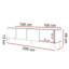 Unfinished TV Stand for TVs up to 58"-123033597