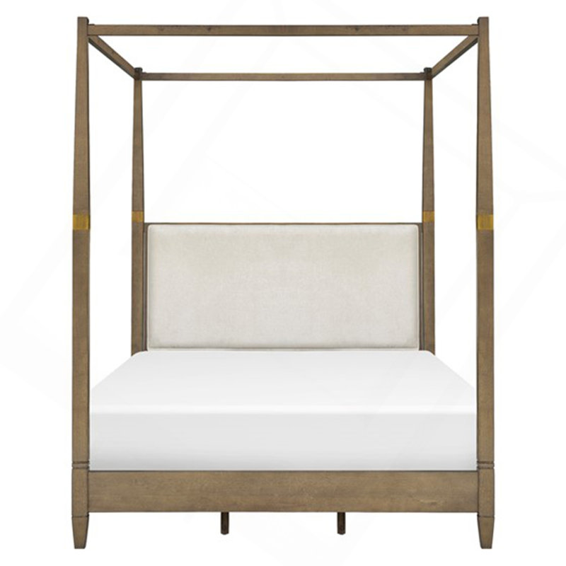 Canopy Bed Queen Brown See Below