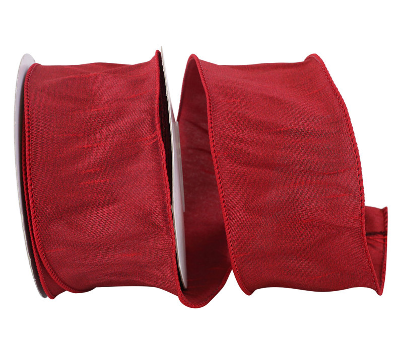 Ruban uni, Rouge écarlate, H 4 po x l 360 po x P 4 po