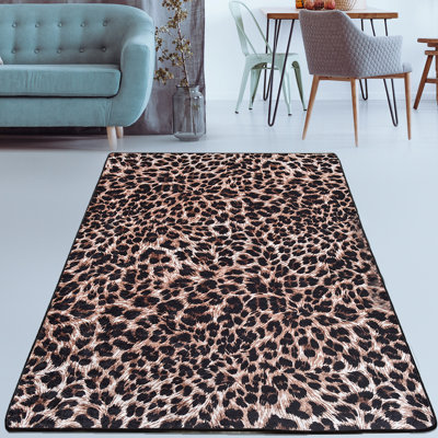 Premium Washable Area Rug, 4.6 x 6.2 ft, 100% Polyester, 0.16 in Pile Height | Antibacterial, Non-Slip Felt Dot Underside | Machine Washable at 30°C, Perfect for Living Room, Bedroom, and Kid's Play Area