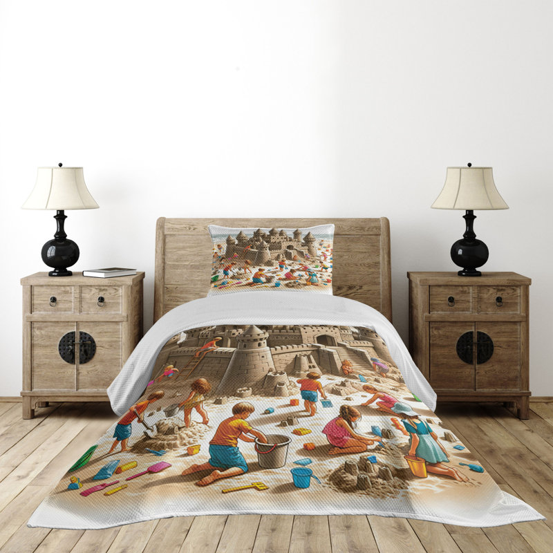 Polyester Coverlet, Twin Coverlet + 1 Standard Shams