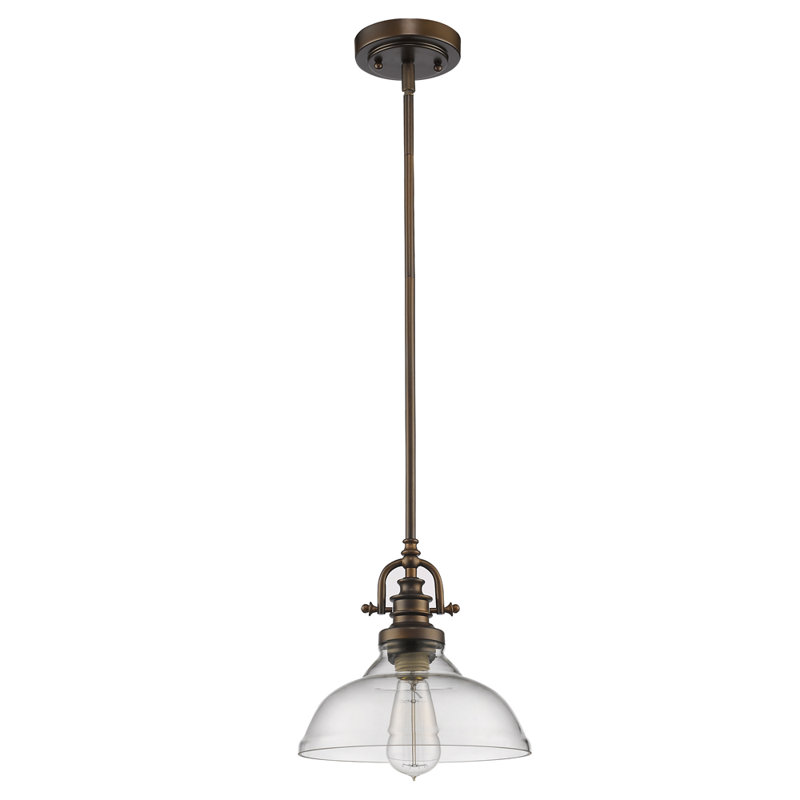 Piccirillo 1 - Light Single Pendant, Oil Rubbed Bronze