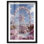 Décoration murale glamour grande roue en pleine boîte ombragée par Notoriart, cadre noir, 31 x 46