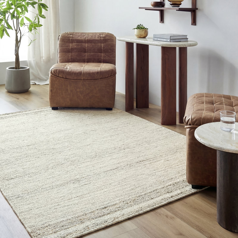 Moroccan Wool Hand Tufted Area Rug, Rectangle 152 x 229 cm