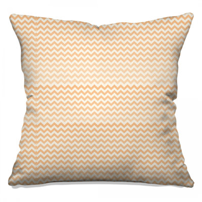 Zigzag Patterns Reversible Throw Pillow