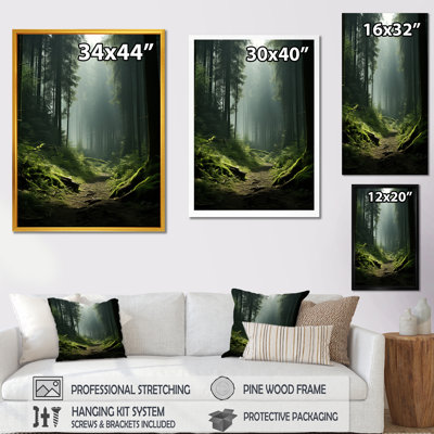 Deep Into The Forest - Forest Wall Art