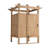 Cedar Wood Outdoor Shower Enclosure With Locking Door – Natural Wood Privacy Screen For Backyard Pool