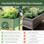 Jardinière surélevée en métal 32 po de hauteur et 24 po de largeur-119354538