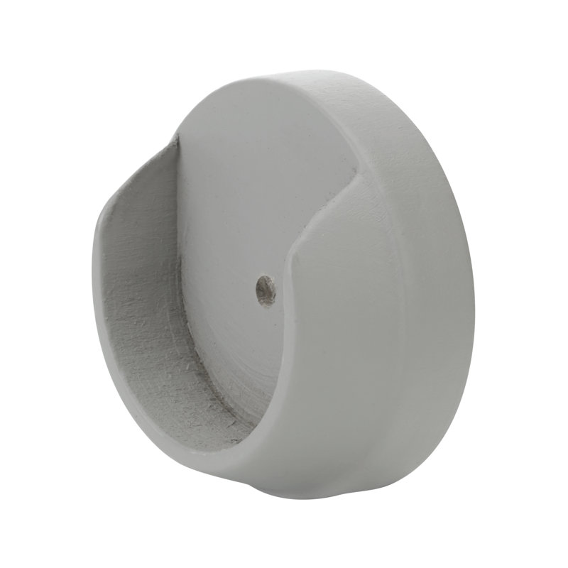 Keswick Wood Rod Socket, Truffle, 3.5cm
