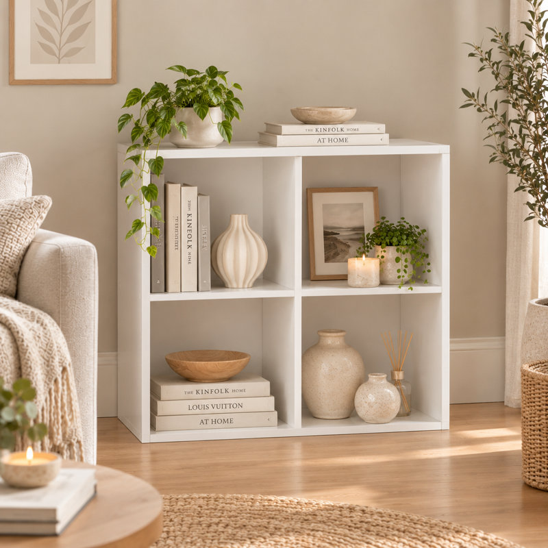 Northville Cube Bookcase, 4 shelves