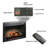 28" Multicoloured Flame Electric Fireplace Insert