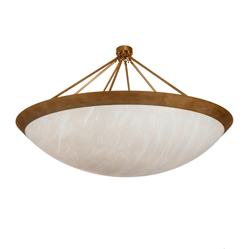Luminaire bol suspendu à 8 lumières