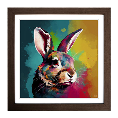 Rabbit Digital No.5 - Framed Print