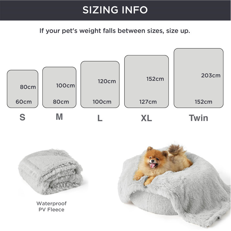 Coman Pet Blanket, Light Grey