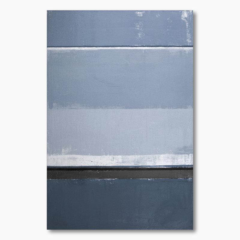 Art moderne gris et bleu II 2PT47744, H 32 po x l 16 po x P 1 po