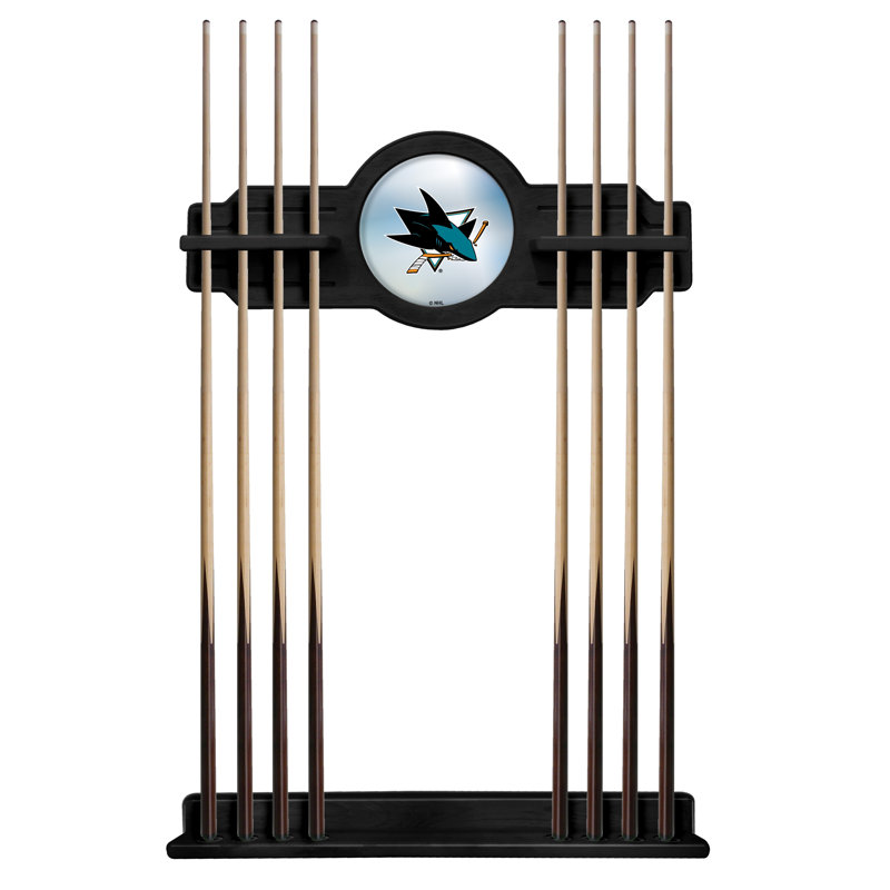Porte-queues de billard 14 po NHL, Noir, San Jose Sharks