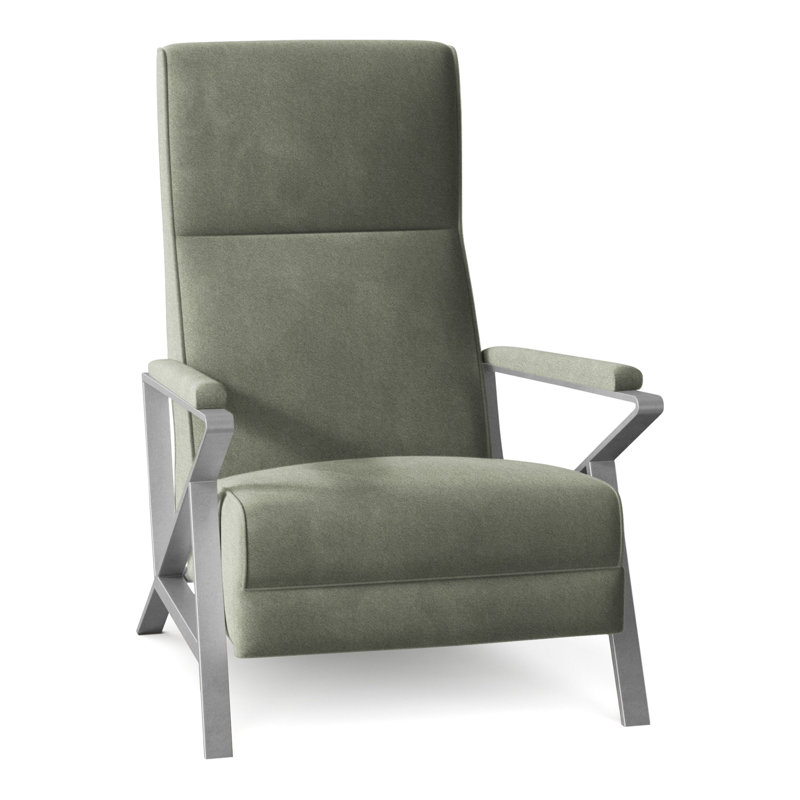 Infinity 28.25" Wide Manual Standard Recliner, Brushed Nickel, 9953 Willow