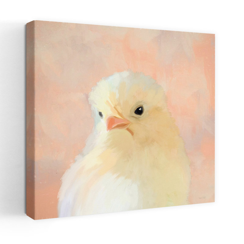 «This Little Chick», art fantaisiste contemporain, H 48 po x l 48 po
