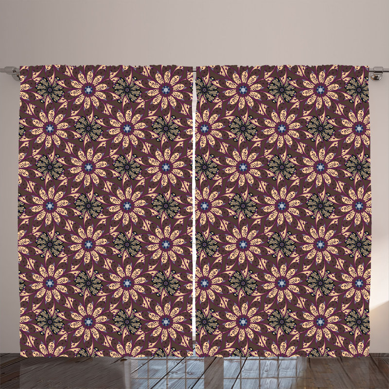 Semi Sheer Curtain Pair
