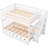 White Full/Full Bunk Bed With Trundle And Stairway - Quality Pine Wood Build, Guardrail For Protection, Generous Storage, Effortless Assembly Procedure Followed Full Over & Staircase, Robust-1540774383