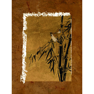 " Bamboo Birds Gold "