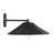 Lilliana Armed Sconce in Matte Black-1247417043