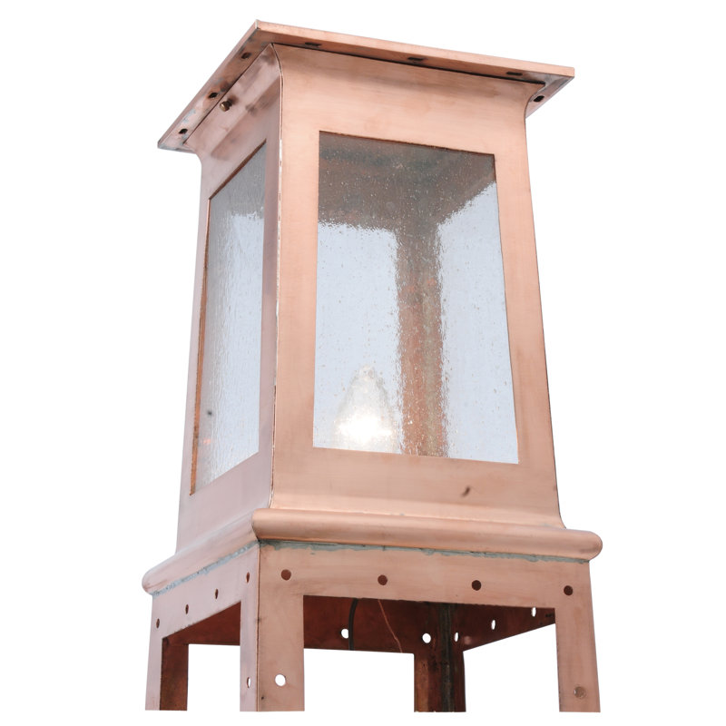 Rustic Lodge LED Fence Post Cap