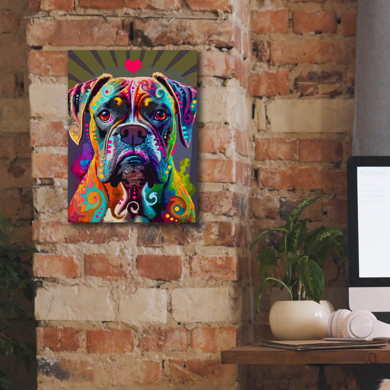 «Boxer» par Dean Russo, H 16 po x l 12 po