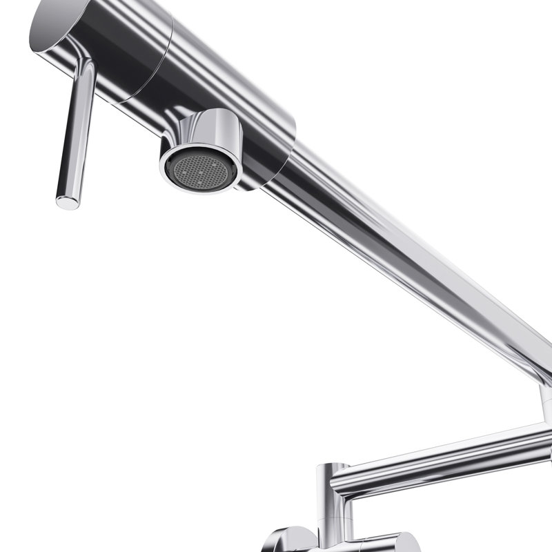 Gemini Pot Filler with Accessories, Chrome