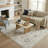 Anthonyson Cream Farmhouse Floral Polyester Indoor Area Rug-1302673632