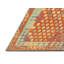 Tapis de zone rouge/orange/vert contemporaine-2043897710