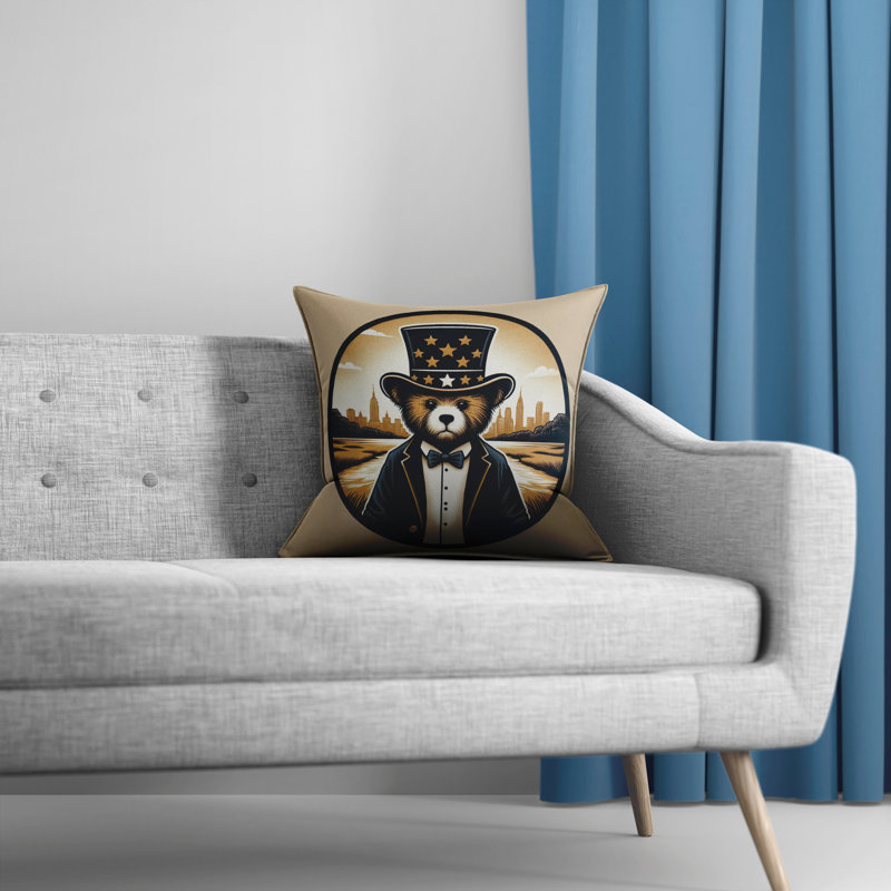 Abstract Throw Pillow