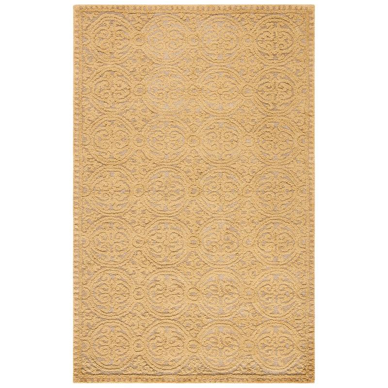 Sadik Cambridge Hand Tufted Wool Geometric Rug, Rectangle 5' x 8'