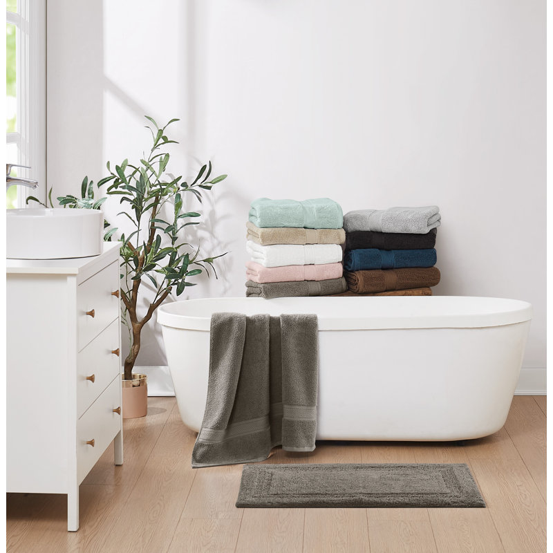  Regal Plush Towel Sets, Light Gray
