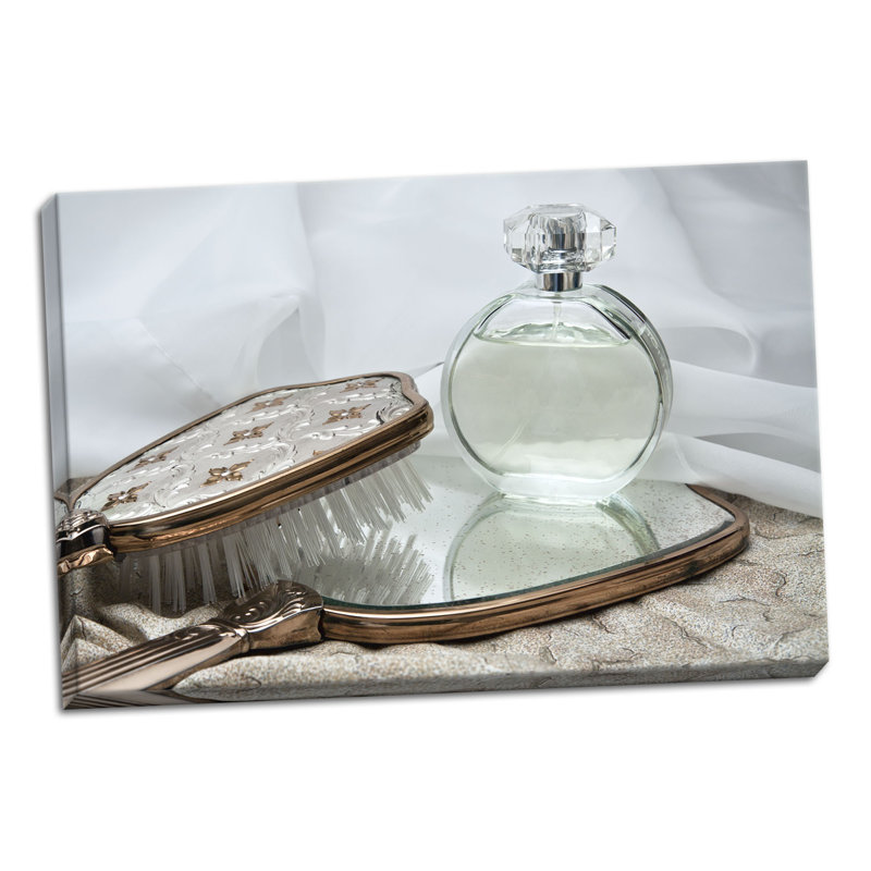 « parfums bouteille i », reproduction de photo sur toile tendue