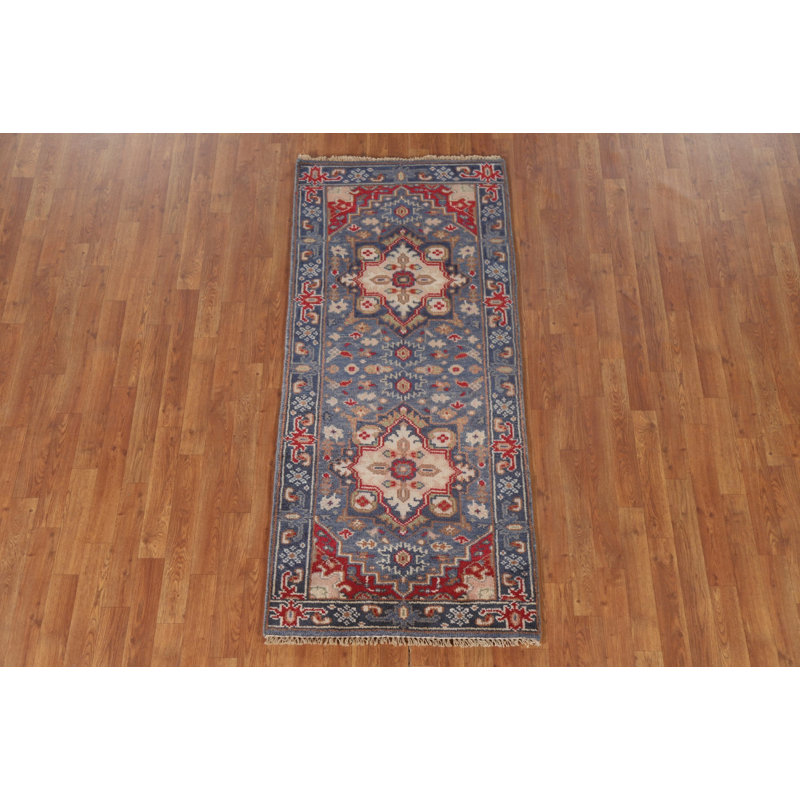Tapis indien bleu 3x6