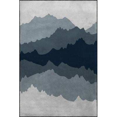 Tapis traditionnel lavable Black Mountain