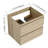 Oak Bathroom Vanity, 24", , Modern Storage Unit 24" Wall Mounted, Oak, Cabinet